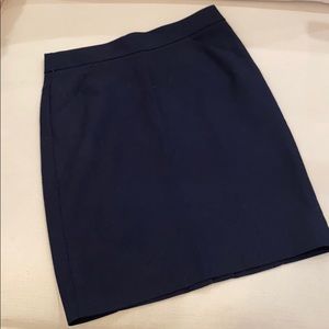 J. Crew Navy Pencil Skirt